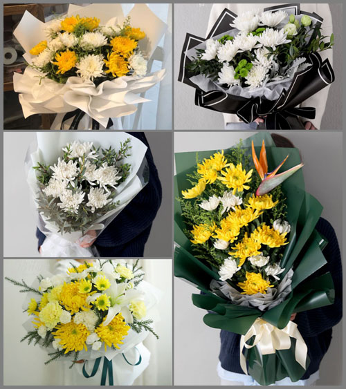 四川绵阳梓潼县定远乡同心村白事花束代送
